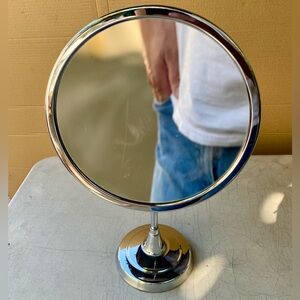 The NOVA by Ton Jon 10” Magnifying Make-Up Mirror Adjustable Chrome Stand